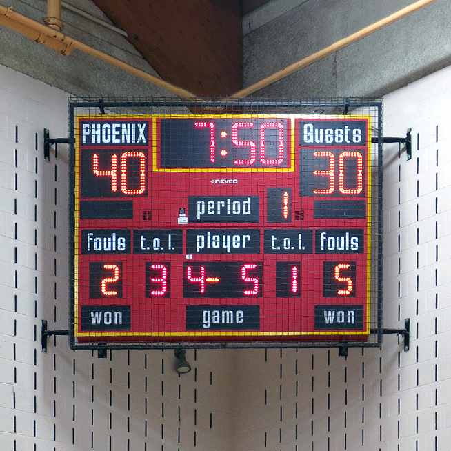 scoreboard protective cages