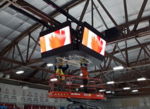 Service and support - installing scoreboards