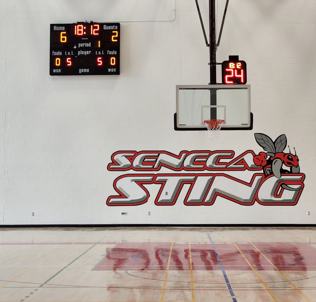 Basketball and Volleyball Scoreboards - Seneca Sting